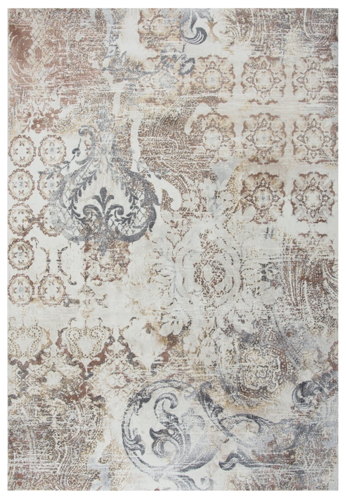Rizzy Rugs Bristol Area Rug BRS112 Beige Faded Shaded 2' 7" x 8' Rectangle