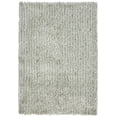 thumbnail image 1 of Rizzy Rugs Dora Shag Area Rug DRA102 White Rows Lines 18" x 18" Rectangle, 1 of 2