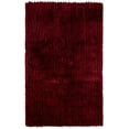 thumbnail image 1 of Rizzy Rugs Dora Shag Area Rug DRA103 Red Contemporary Plush 18" x 18" Rectangle, 1 of 2