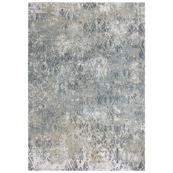 Rizzy Rugs Elite Area Rug ELT870 Ivory Faded Shaded 5' 2" x 7' 9" Rectangle