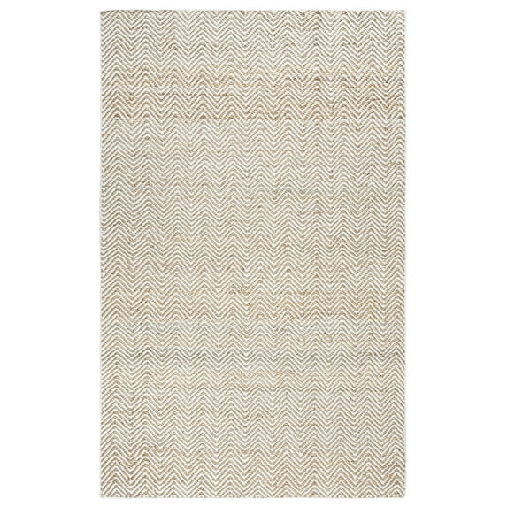Rizzy Rugs Ellington Area Rug EG9035 Natual Chevron Striped 8' x 10' Rectangle