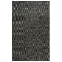 Rizzy Rugs Ellington Area Rug EG9038 Black Solid Hand-Loomed 5' x 8' Rectangle