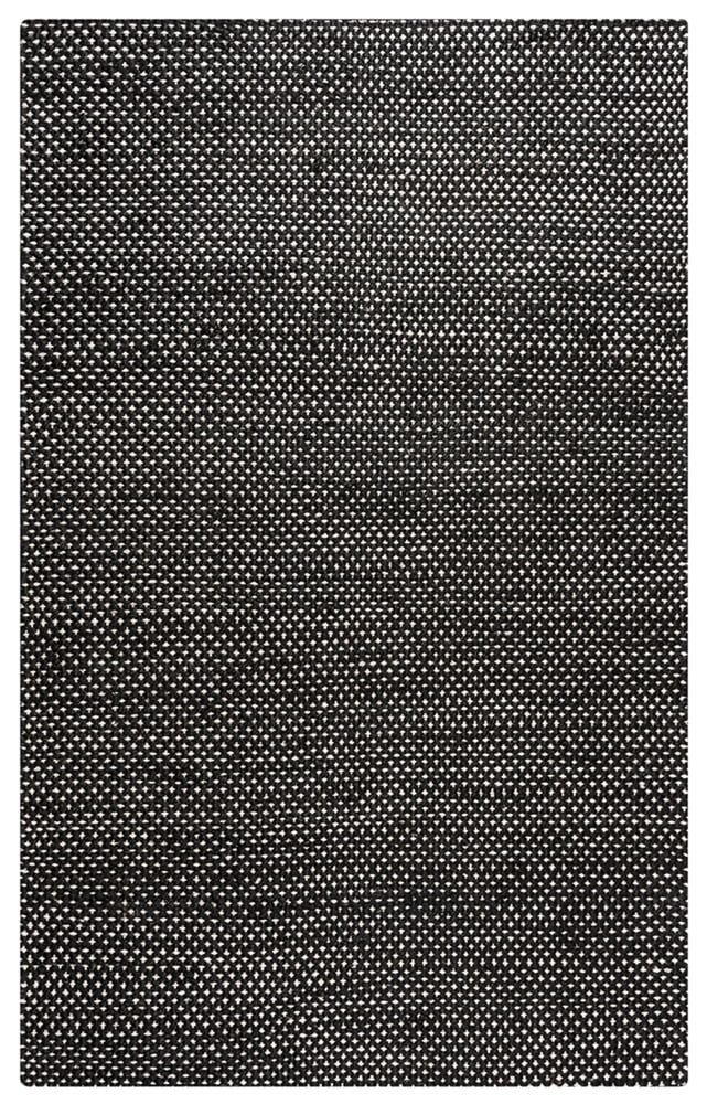Rizzy Rugs Ellington Area Rug EG9038 Black Solid Hand-Loomed 8' x 10' Rectangle