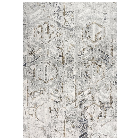 Rizzy Rugs Emerge Area Rug EMG924 Stone/Beige Faded Shaded 3' 11" x 5' 6" Rectangle