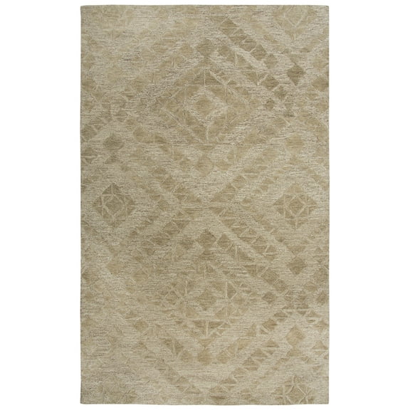 Rizzy Rugs Fifth Avenue Area Rug FA169B Brown Diamonds Petals 18" x 18" Rectangle