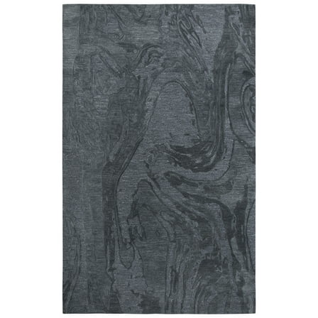 Rizzy Rugs Fifth Avenue Area Rug FA180B Dk.Grey Waves Swirls 18" x 18" Rectangle