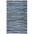 thumbnail image 1 of Rizzy Rugs Idyllic Area Rug ID970A Navy Lines Jagged 9' x 12' Rectangle, 1 of 11
