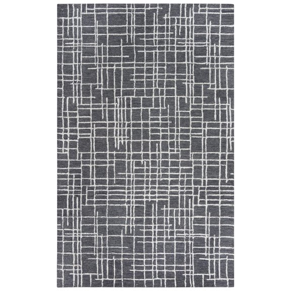 Rizzy Rugs Jazz Area Rug JZZ971 Charcoal Angled Abstract