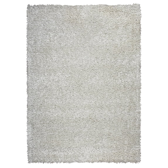 Rizzy Rugs Kempton Shag Area Rug KM2314 White Monochrome Atonal 9' x 12' Rectangle