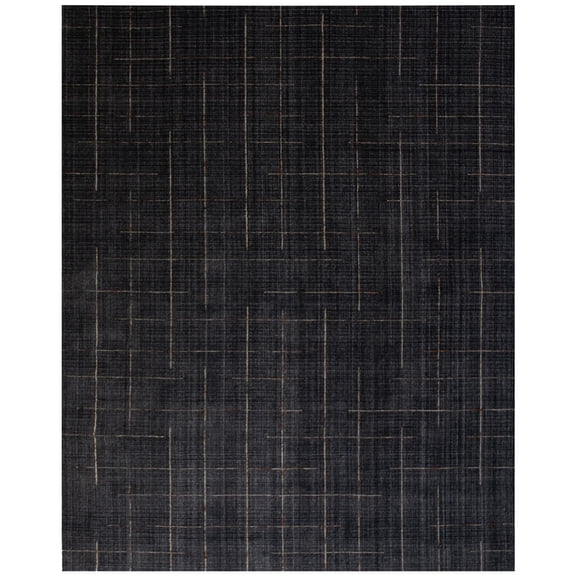 Rizzy Rugs Kiki Area Rug KIK697 Transitional Charcoal, 9' 6" x 13' 6", Charcoal