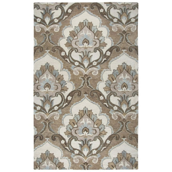 Rizzy Rugs Leone Area Rug LO9987 Mocha Petals Floral 2' 6" x 10' Rectangle