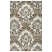 Rizzy Rugs Leone Area Rug LO9987 Mocha Petals Floral 2' 6" x 8' Rectangle