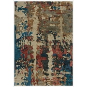 Rizzy Rugs Metro Area Rug MET104 Blue/Multi Shaded Dotted 8 6" x 11 6" Rectangle