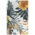 thumbnail image 1 of Rizzy Rugs Miramar Area Rug MIR968 Ivory Iris Leaves, 5' x 7' 6", Ivory, 1 of 4