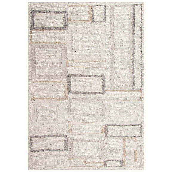 Rizzy Rugs Nova Area Rug NVA944 Contemporary Multi, 5' x 7' 6", Ivory/Multi
