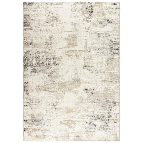 Rizzy Rugs Palace Area Rug PLC854 Contemporary Beige, 5' 2" x 7' 3", Beige