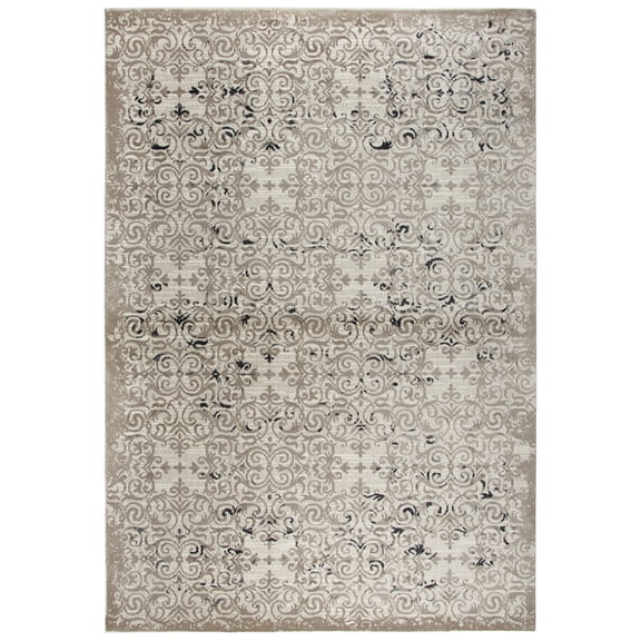 Rizzy Rugs Panache Area Rug PN6970 Beige Swirls Curls 9' 10" x 12' 6" Rectangle