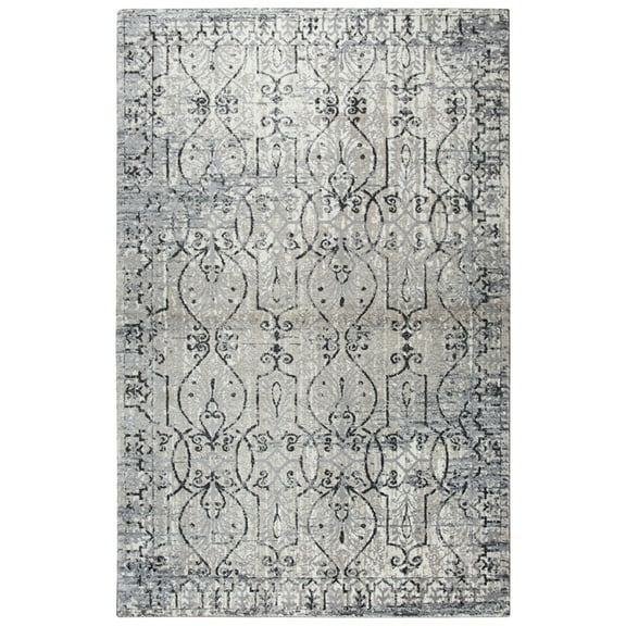 Rizzy Rugs Panache Area Rug PN6982 Taupe Circles Curves 9' 10" x 12' 6" Rectangle