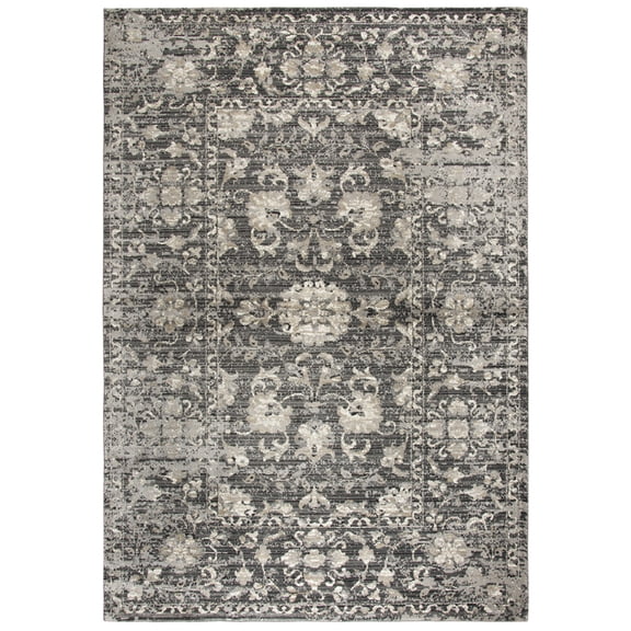 Rizzy Rugs Panache Area Rug PN6986 Gray Faded Distressed 7' 10" x 10' 10" Rectangle