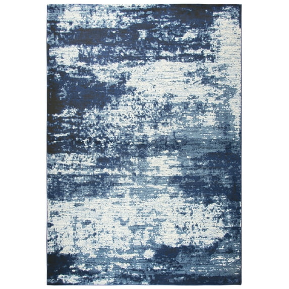 Rizzy Rugs Panache Area Rug PN6988 Ivory Distressed Shaded 5' 3" x 7' 6" Rectangle