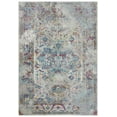thumbnail image 1 of Rizzy Rugs Princeton Area Rug PRI101 Blue/Cream Bordered Faded 3' 11" x 5' 6" Rectangle, 1 of 2