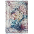 thumbnail image 1 of Rizzy Rugs Princeton Area Rug PRI104 Cream/Blue Gradient Petals 3' 11" x 5' 6" Rectangle, 1 of 3