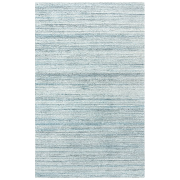 Rizzy Rugs Seasand Area Rug SEA105 Teal Lines Bands 5' x 7' 6" Rectangle