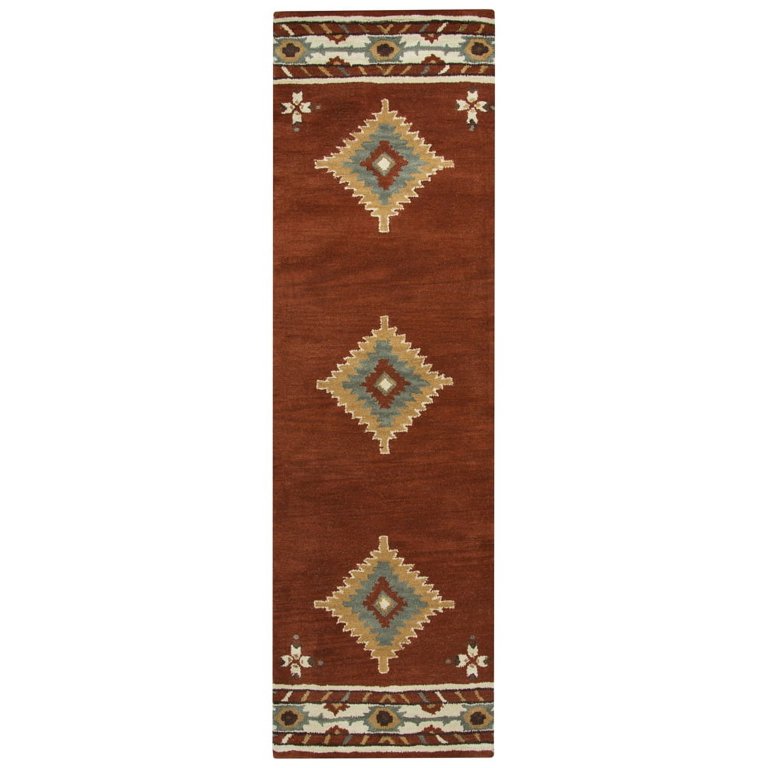 Rizzy Rugs Southwest Area Rug SU1822 Rust Jagged Star 2' 6