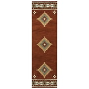 Rizzy Rugs Southwest Area Rug SU1822 Rust Jagged Star 2' 6" x 8' Rectangle