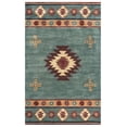 thumbnail image 1 of Rizzy Rugs Southwest Area Rug SU2008 Gray Blue Jagged Shapes 2' 6" x 10' Rectangle, 1 of 5