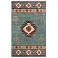 thumbnail image 1 of Rizzy Rugs Southwest Area Rug SU2008 Gray Blue Jagged Shapes 2' 6" x 8' Rectangle, 1 of 4
