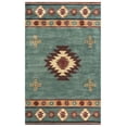 thumbnail image 1 of Rizzy Rugs Southwest Area Rug SU2008 Gray Blue Jagged Shapes 5' x 8' Rectangle, 1 of 4