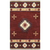Rizzy Rugs Southwest Area Rug SU2009 Burgundy Arrows Shapes 2' 6" x 10' Rectangle