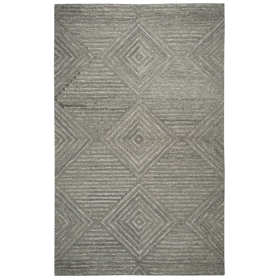 Rizzy Rugs Suffolk Area Rug SK334A Gray Distressed Faded 8' x 10' Rectangle