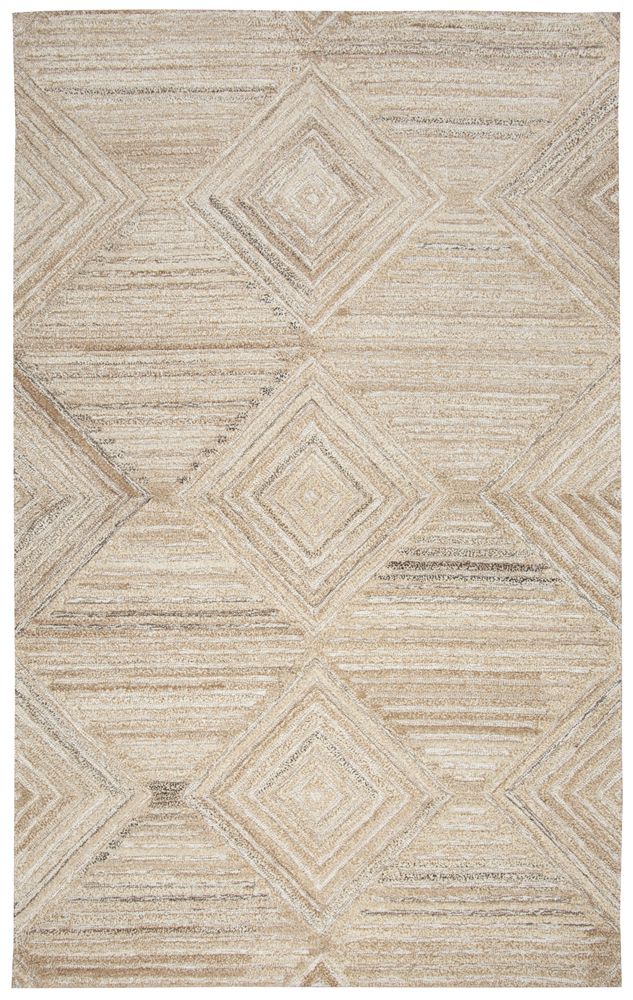 Rizzy Wool Rug Rizzy Home Suffolk Wool Area Rug Tan Distressed 3' x 5' Rectangle ...
