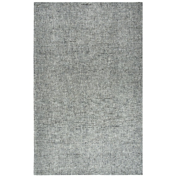 Rizzy Rugs Talbot Area Rug TAL106 Dark Gray Lines Mosaic 2' 6" x 8' Rectangle