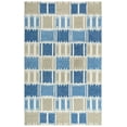 thumbnail image 1 of Rizzy Rugs Tetra Area Rug TET102 Blue/Beige Squares Blocks 7' 9" x 9' 9" Rectangle, 1 of 2