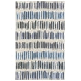 thumbnail image 1 of Rizzy Rugs Tetra Area Rug TET109 Ivory/Blue Scratches Jagged 7' 9" x 9' 9" Rectangle, 1 of 2