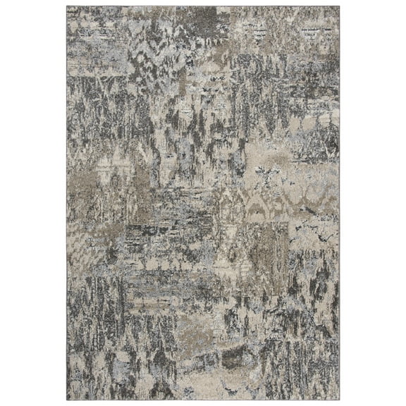 Rizzy Rugs Valencia Area Rug VCA106 Beige Distressed Blotches 5' 3" x 7' 6" Rectangle