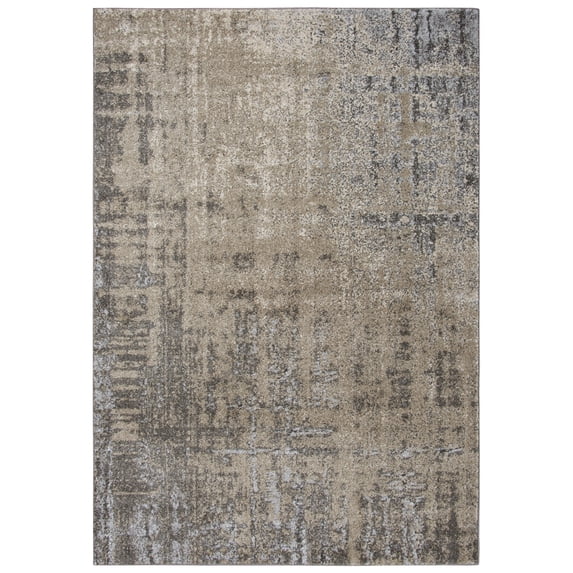Rizzy Rugs Valencia Area Rug VCA107 Beige Faded Distorted 8' 10" x 11' 10" Rectangle