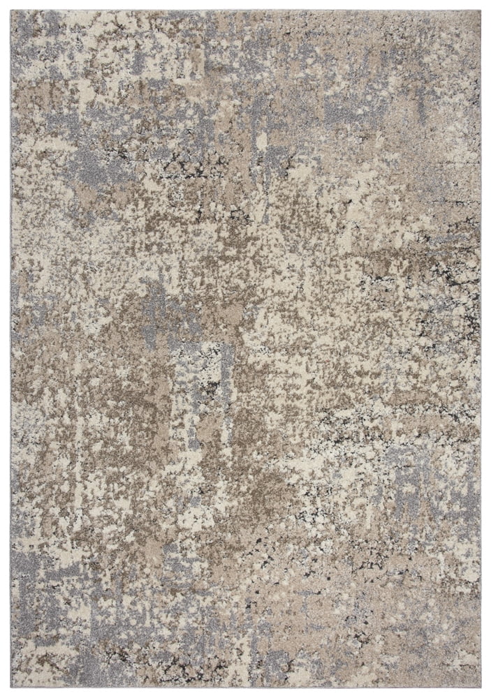 Rizzy Rugs Valencia Area Rug VCA108 Cream Distressed Shaded 6' 7