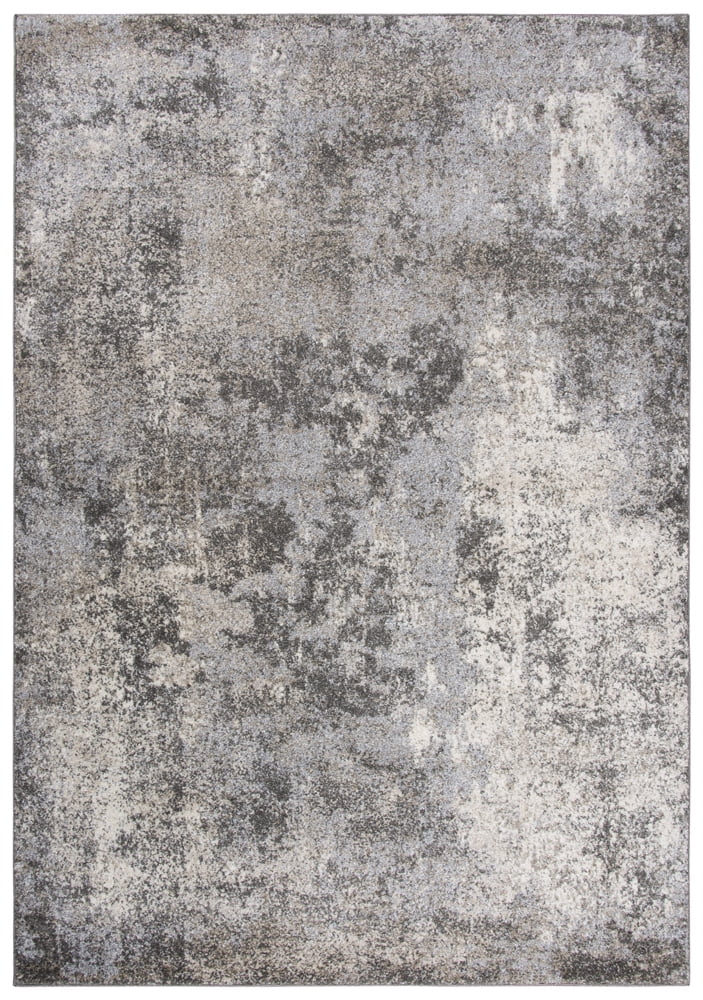 Rizzy Rugs Valencia Area Rug VCA109 Silver Worn Faded 3' 11" x 5' 6" Rectangle