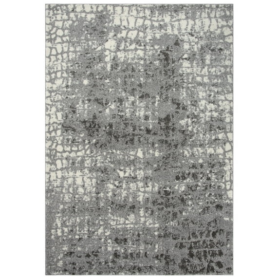Rizzy Rugs Valencia Area Rug VCA110 Ivory Scaled Grid 7' 10" x 9' 10" Rectangle