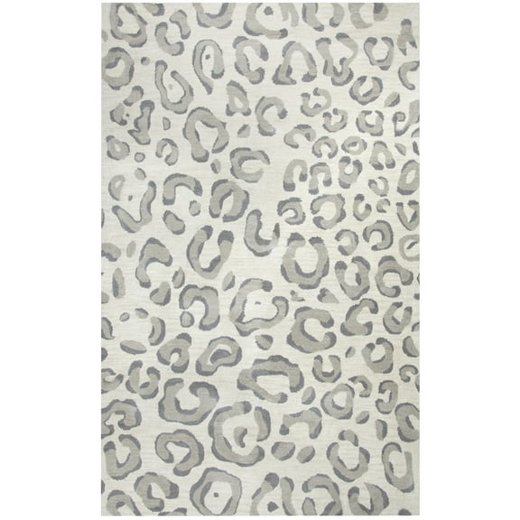 Rizzy Rugs Valintino Area Rug VN215A Gray Spots Shapes 9' x 12' Rectangle