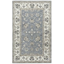 Rizzy Rugs Valintino Area Rug VN9658 Gray Petals Vines 8' x 10' Rectangle