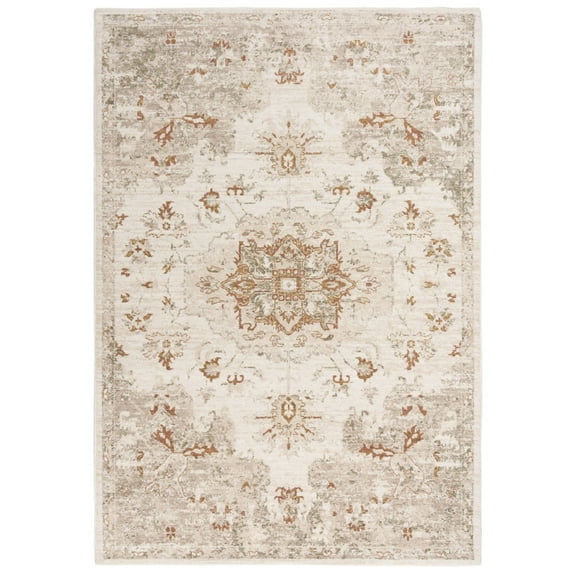 Rizzy Rugs Ventura Area Rug VRA749 Traditional Beige/Green, 5' x 8', Beige/Green