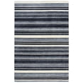 thumbnail image 1 of Rizzy Rugs Villa Area Rug VLA103 Charcoal/Gray Banded Rows 7' 6" x 9' 6" Rectangle, 1 of 5