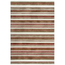 Rizzy Rugs Villa Area Rug VLA106 Rust Lines Rows 8' 6" x 11' 6" Rectangle
