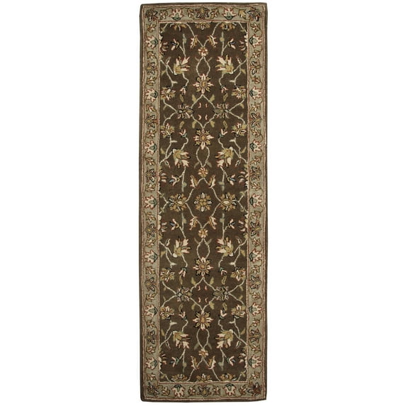 Rizzy Rugs Volare Area Rug VO1145 Brown Bordered Vines 3' x 5' Rectangle