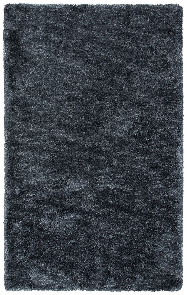 Single Color Rugs Rizzy Rugs Whistler Shag Area Rug WIS101 Charcoal Single-Color Fluffy 7 ...